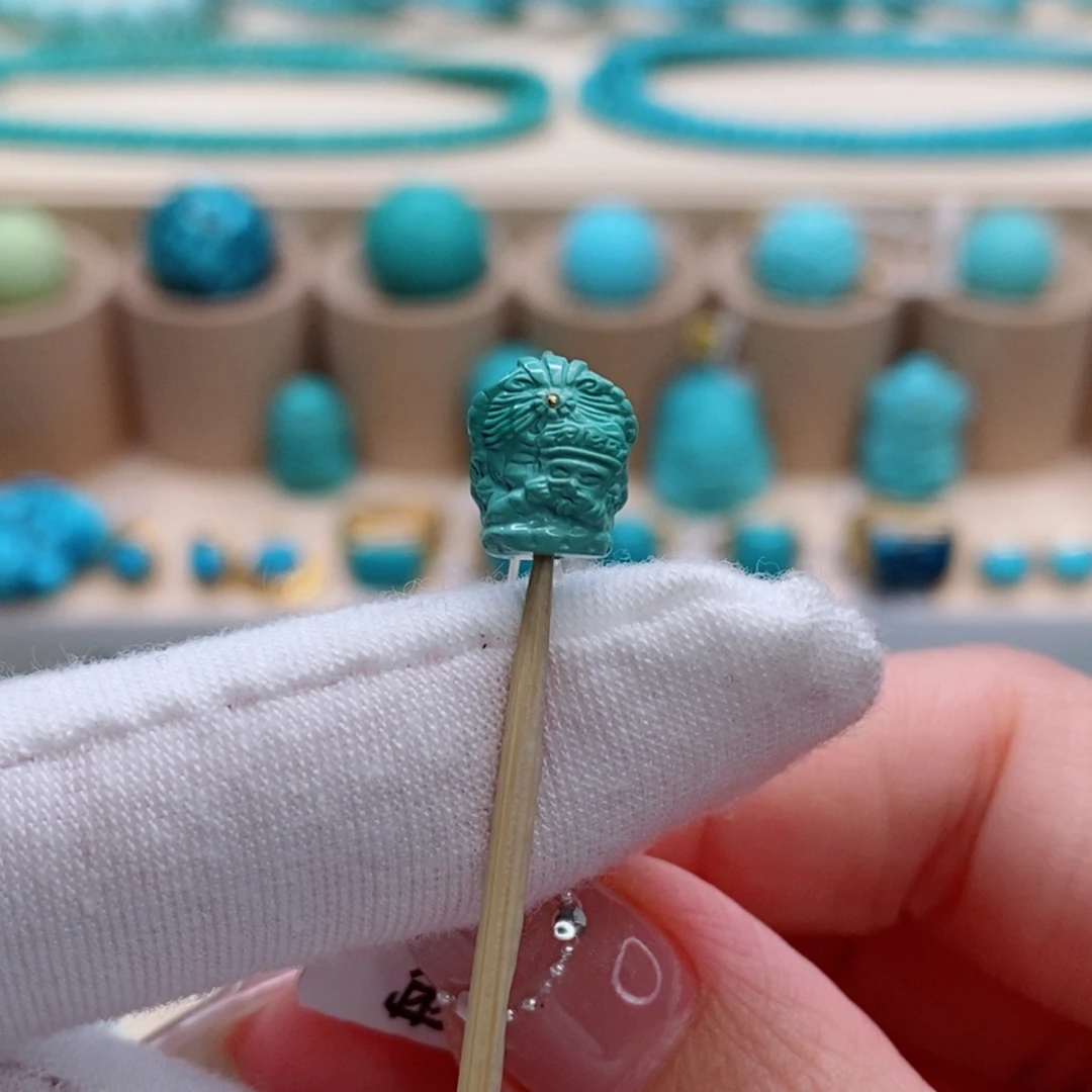 绿松石珠宝奇石未镶嵌