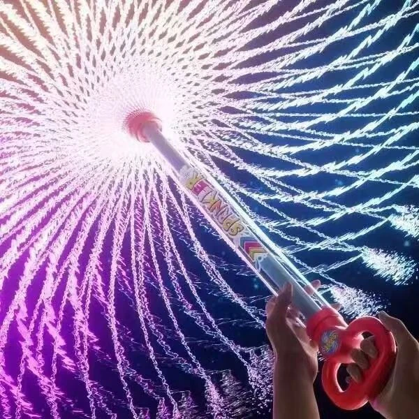 抖音大号烟花水枪喷水打水仗高压水枪抽拉式拍照氛围沙滩戏水玩具