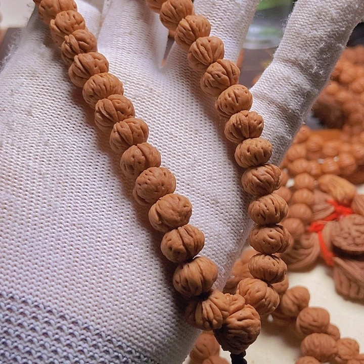 手串桃核记***你龙纹桃核