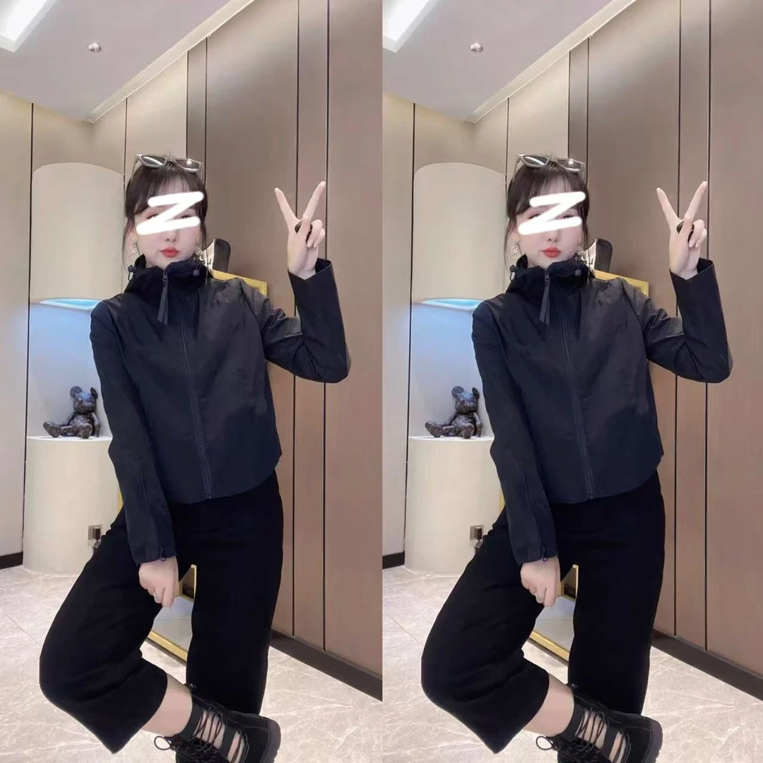 2025春季新款时尚大码连帽拉链工装设计感夹克3018