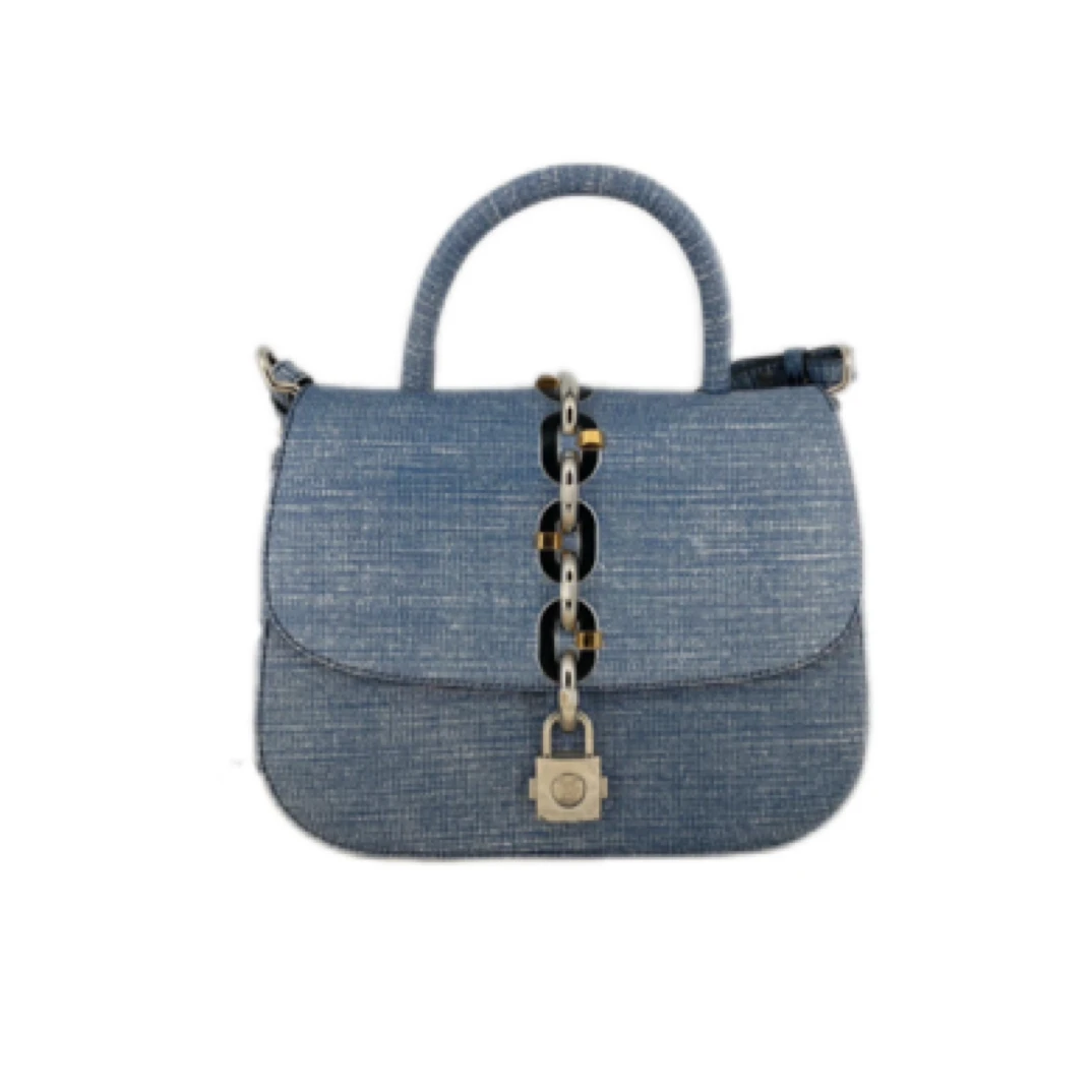 95新 LouisVuitton/路易威登 马鞍包 牛仔 蓝 编码款/JW1365