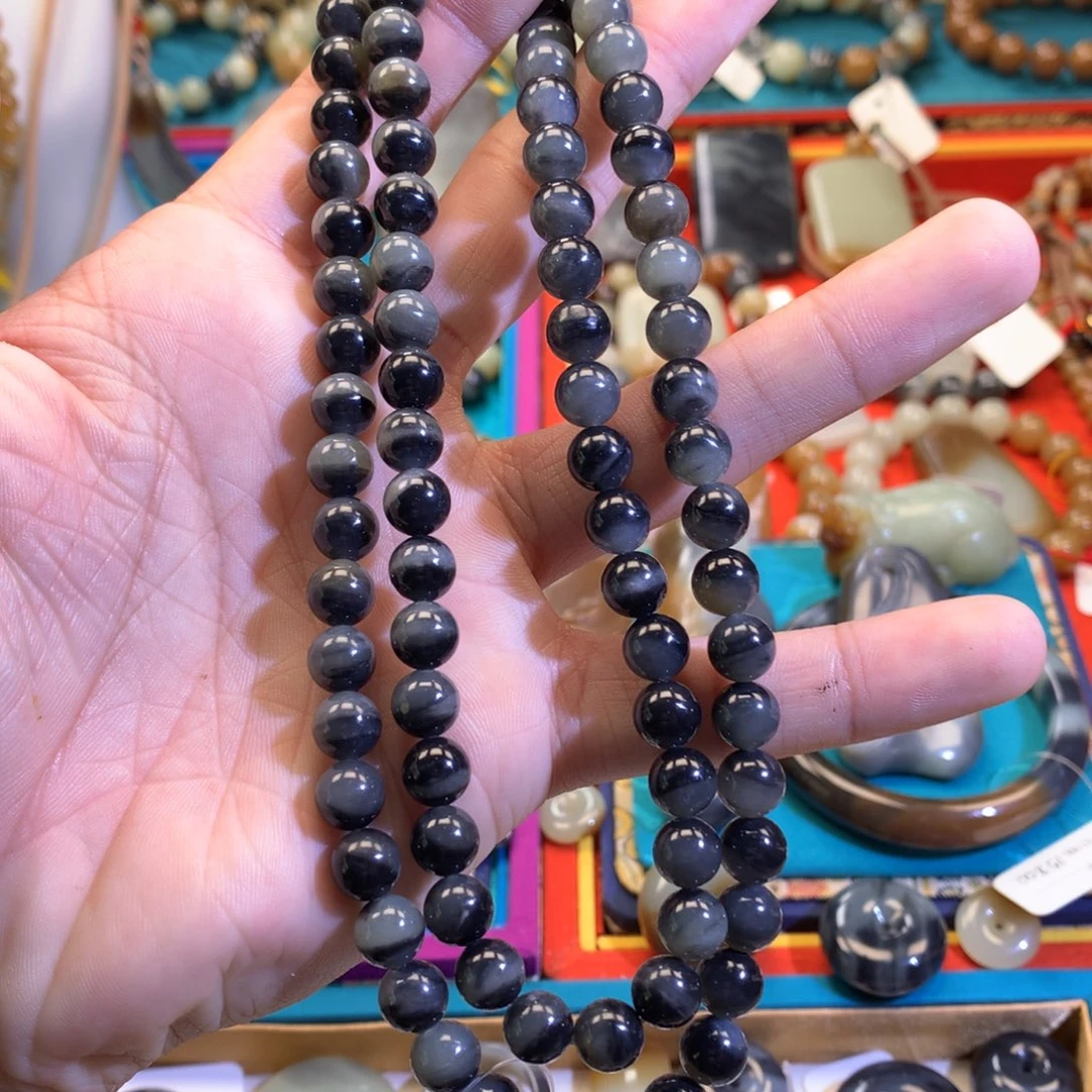 和田玉（糖玉）未镶嵌手链微瑕不退不换