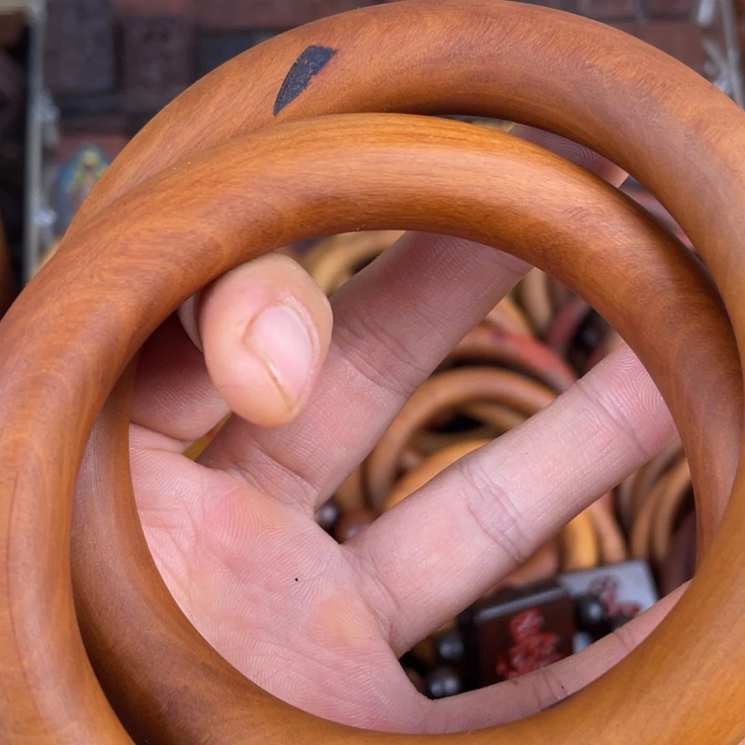 枣木心**欣 枣木80乾坤圈带雷疤