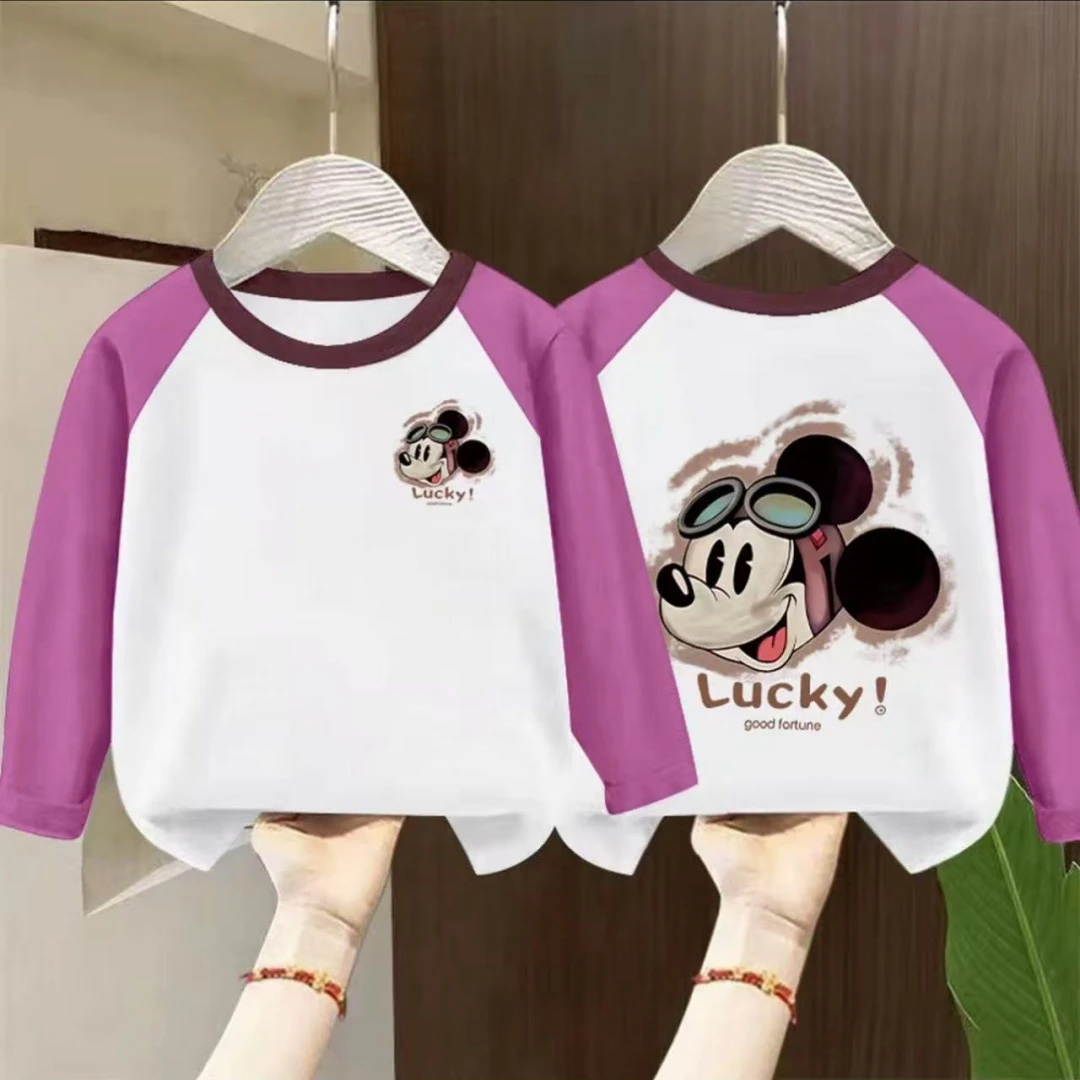 童装儿童新款宝宝T恤打底秋装纯棉上衣衣服中大童打底衫长袖潮