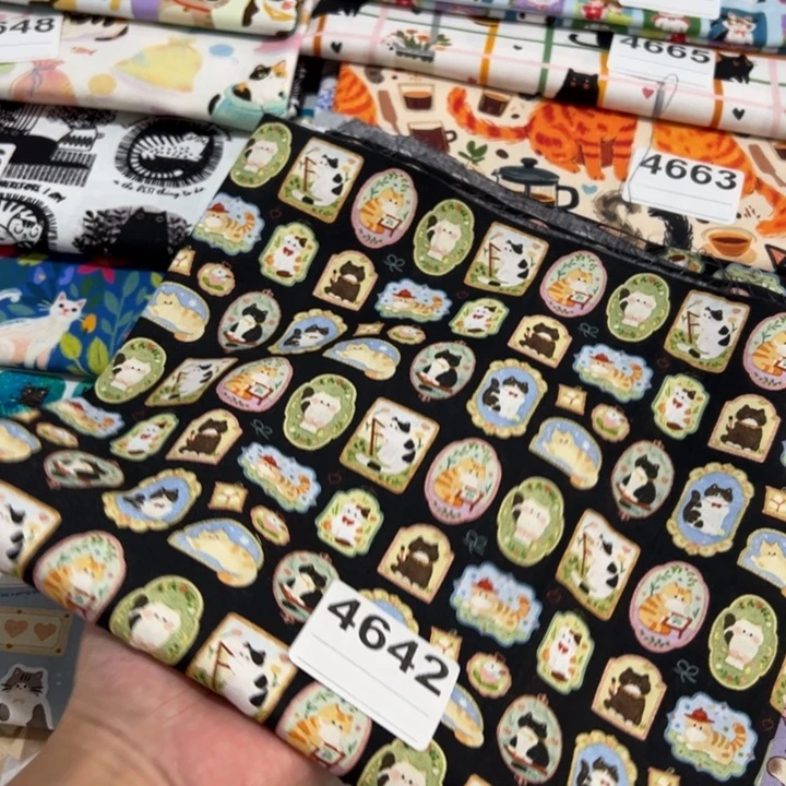 棉1米价纯棉平布1.1米宽果子布艺小块