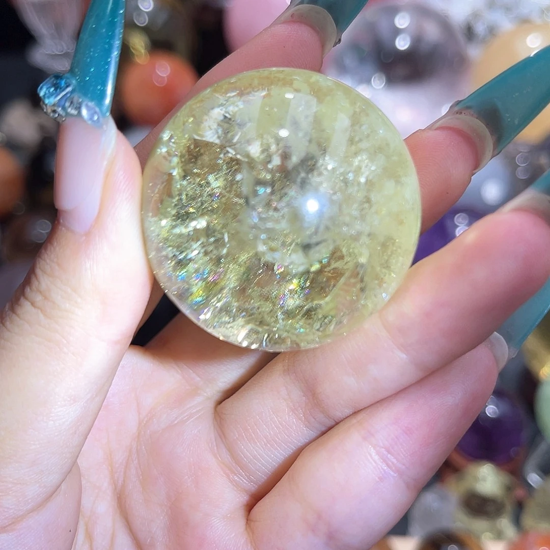 水晶珠宝半成品未镶嵌微瑕4.07