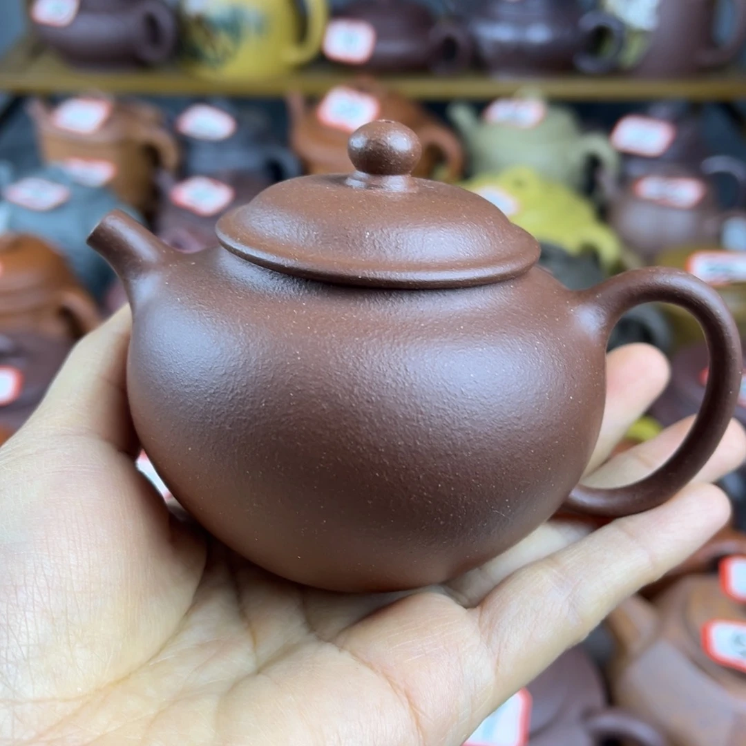紫砂茶壶宜兴紫砂壶满圆
