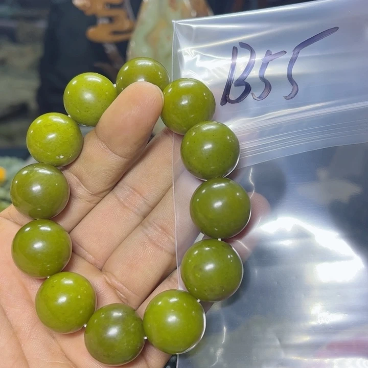 蛇纹石玉项链未镶嵌加*林