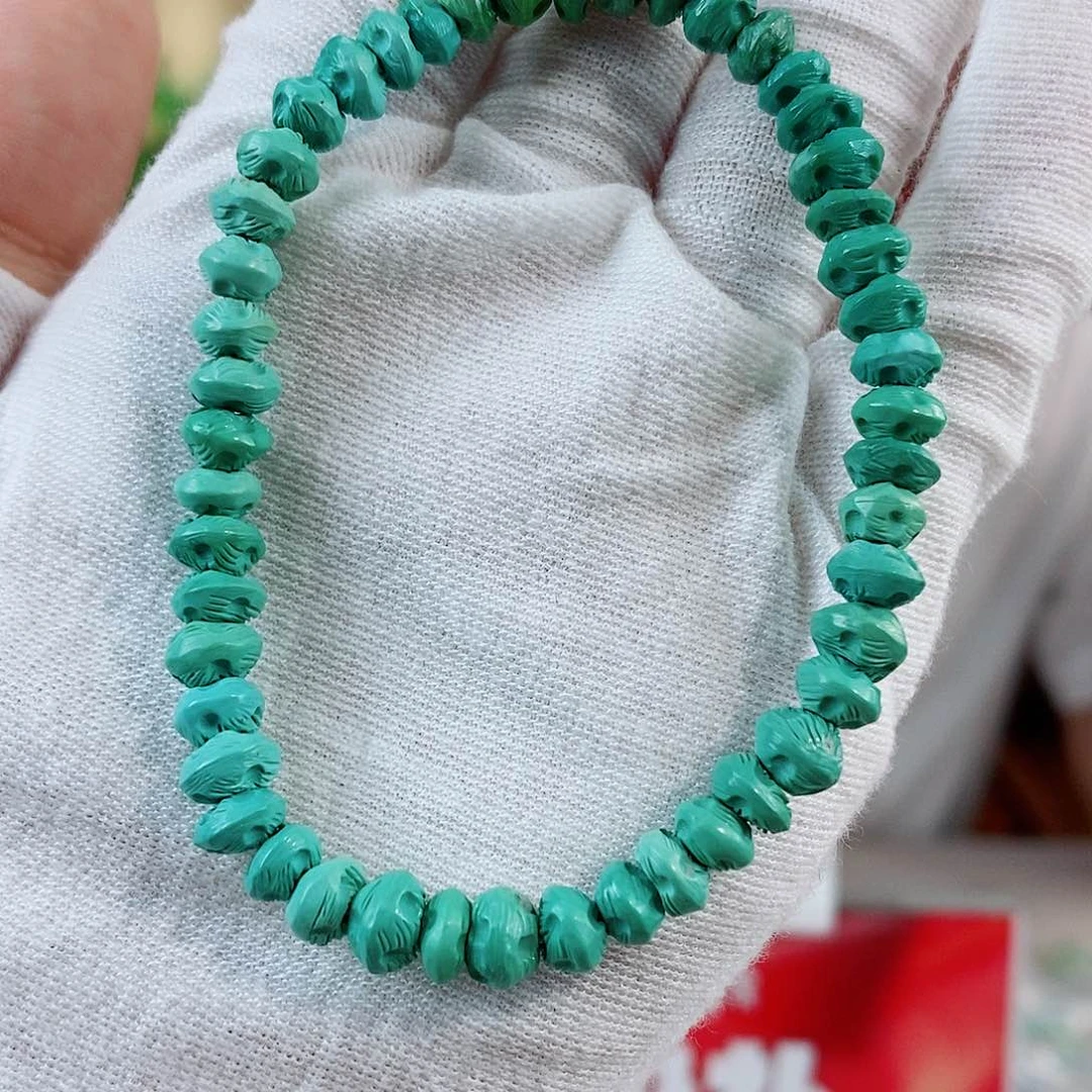 未镶嵌绿松石珠宝奇石