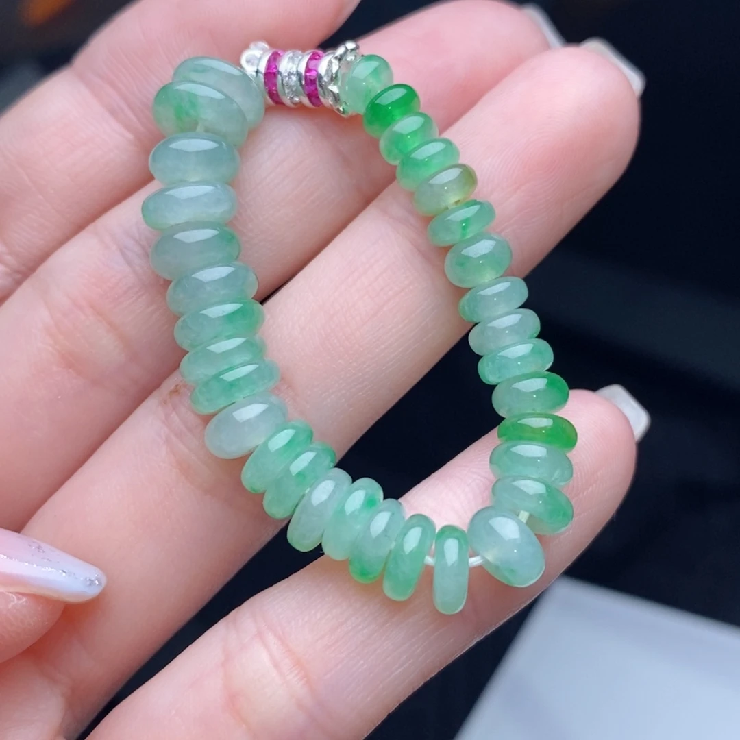 翡翠裸石小扣子（卡5.2-8.4mm）