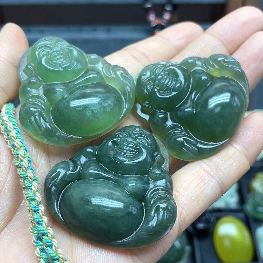 蛇纹石玉未镶嵌颈饰多样性发货拍一发一