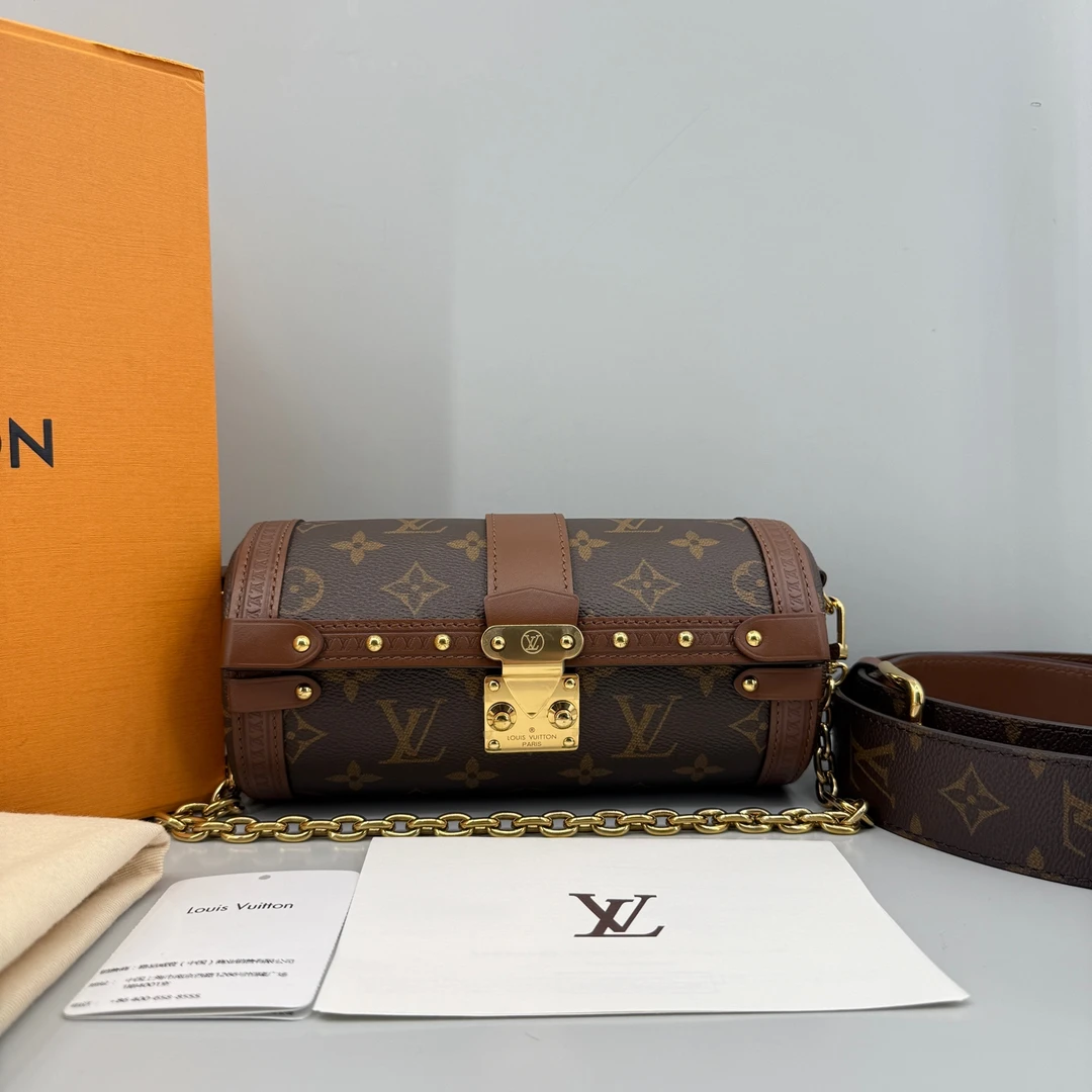 99新 LouisVuitton/路易威登 优选/Papillon巴比龙芯片全套22年票