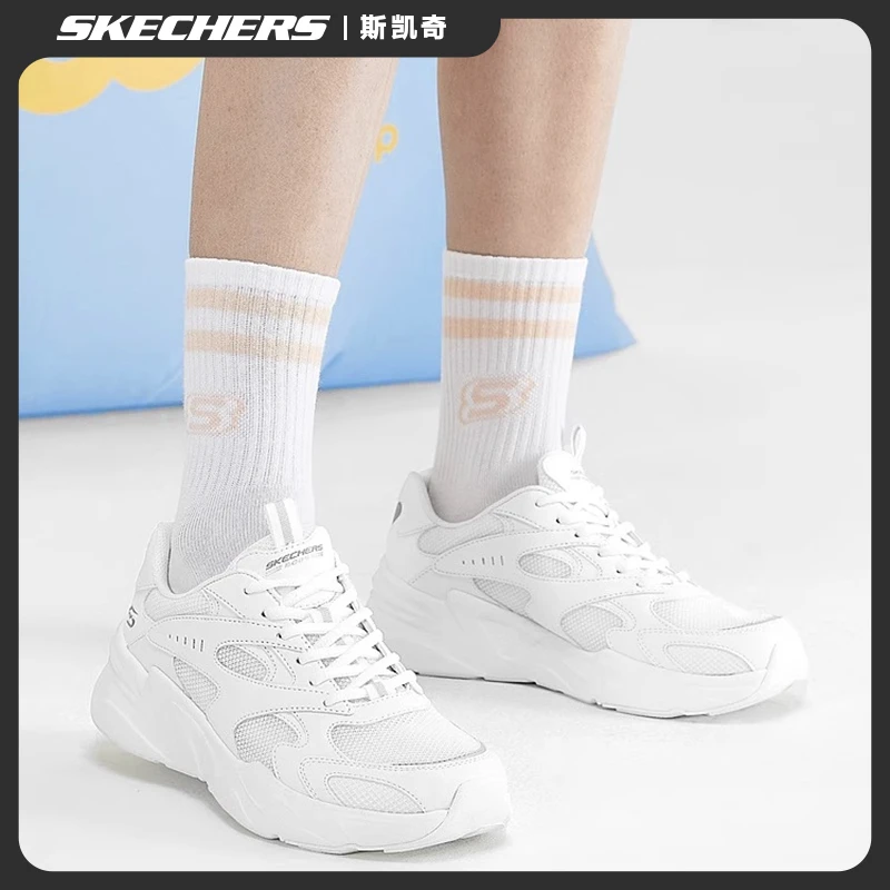 【气泡熊】斯凯奇女鞋时尚百搭运动鞋舒适透气潮流复古休闲鞋117354