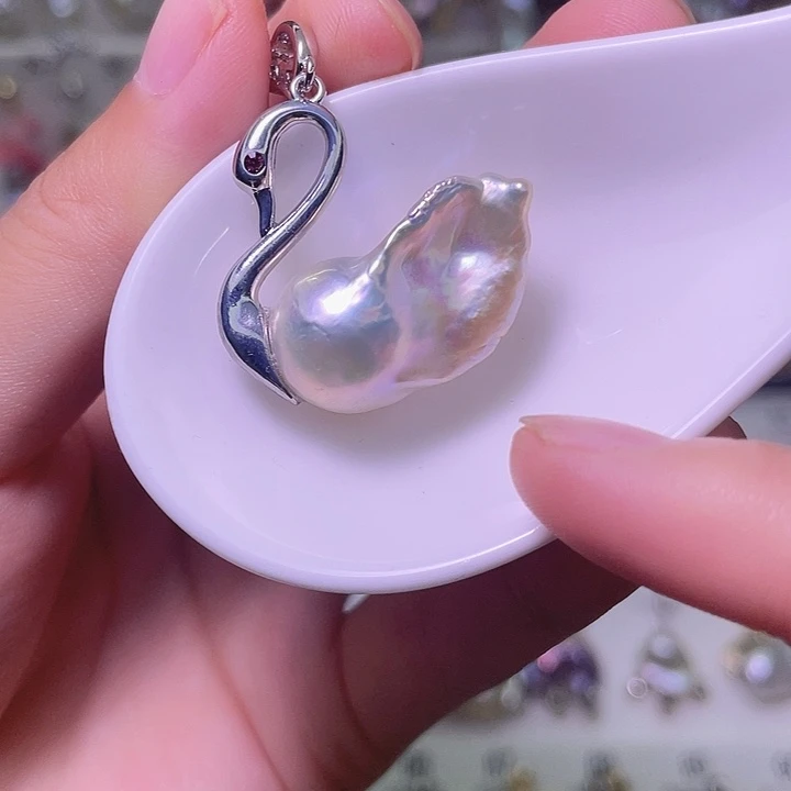 颈饰合金淡水珍珠78