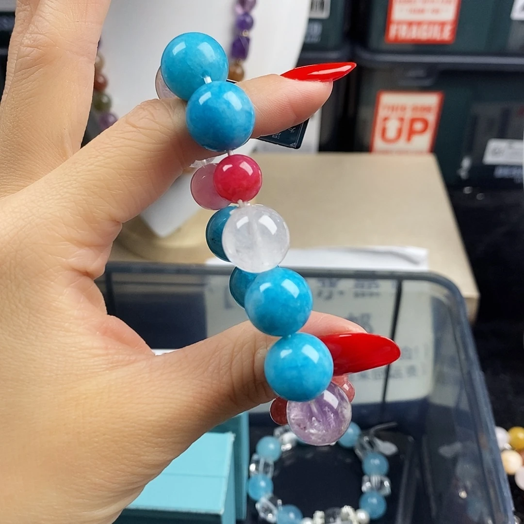 水晶手链银S925镶嵌