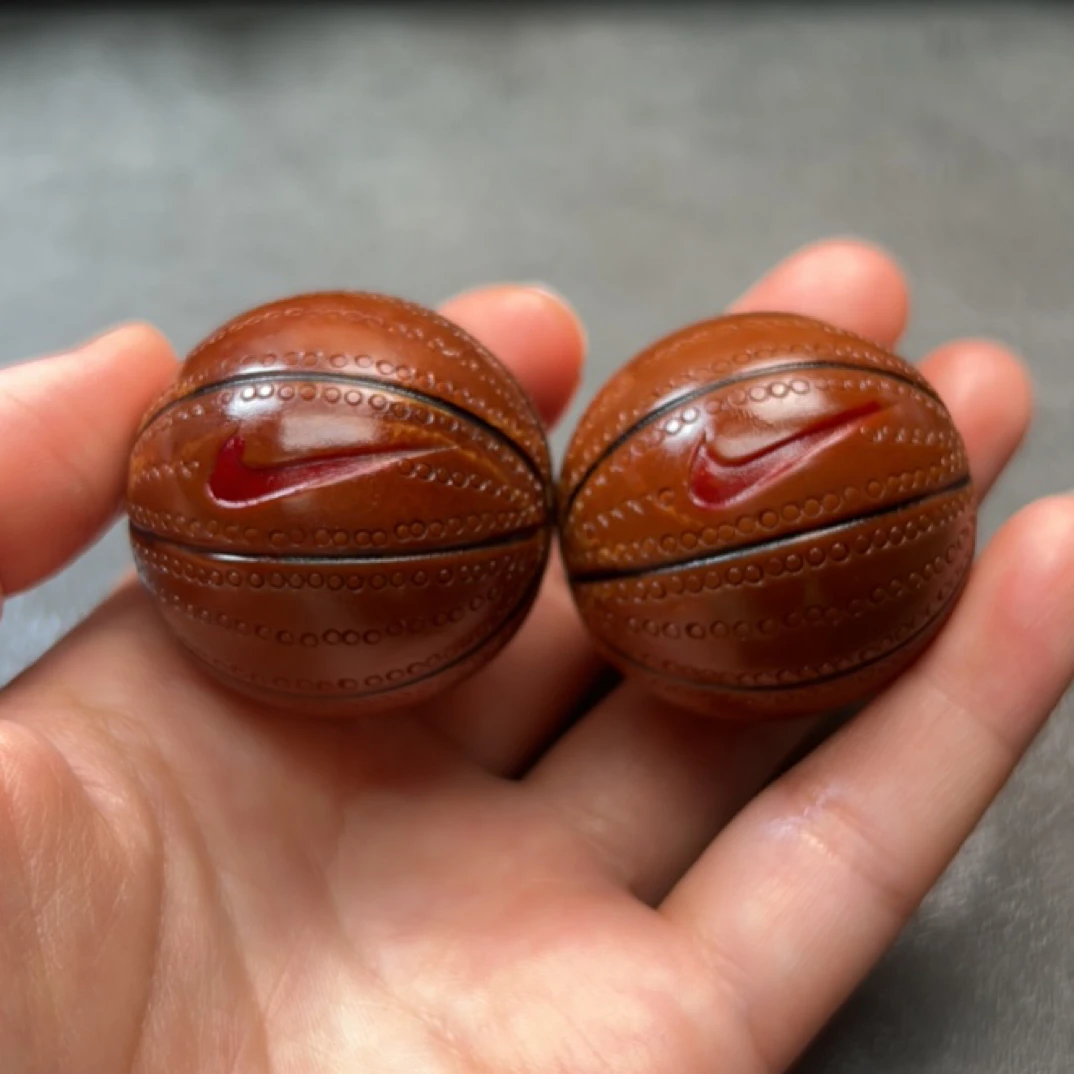 38篮球手球手工核雕灌篮高手动漫文玩把件