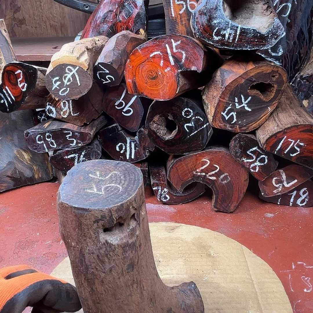 回***茶木大红酸枝交趾黄檀