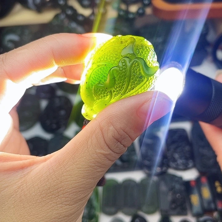 未镶嵌蛇纹石玉手串泰山玉百财