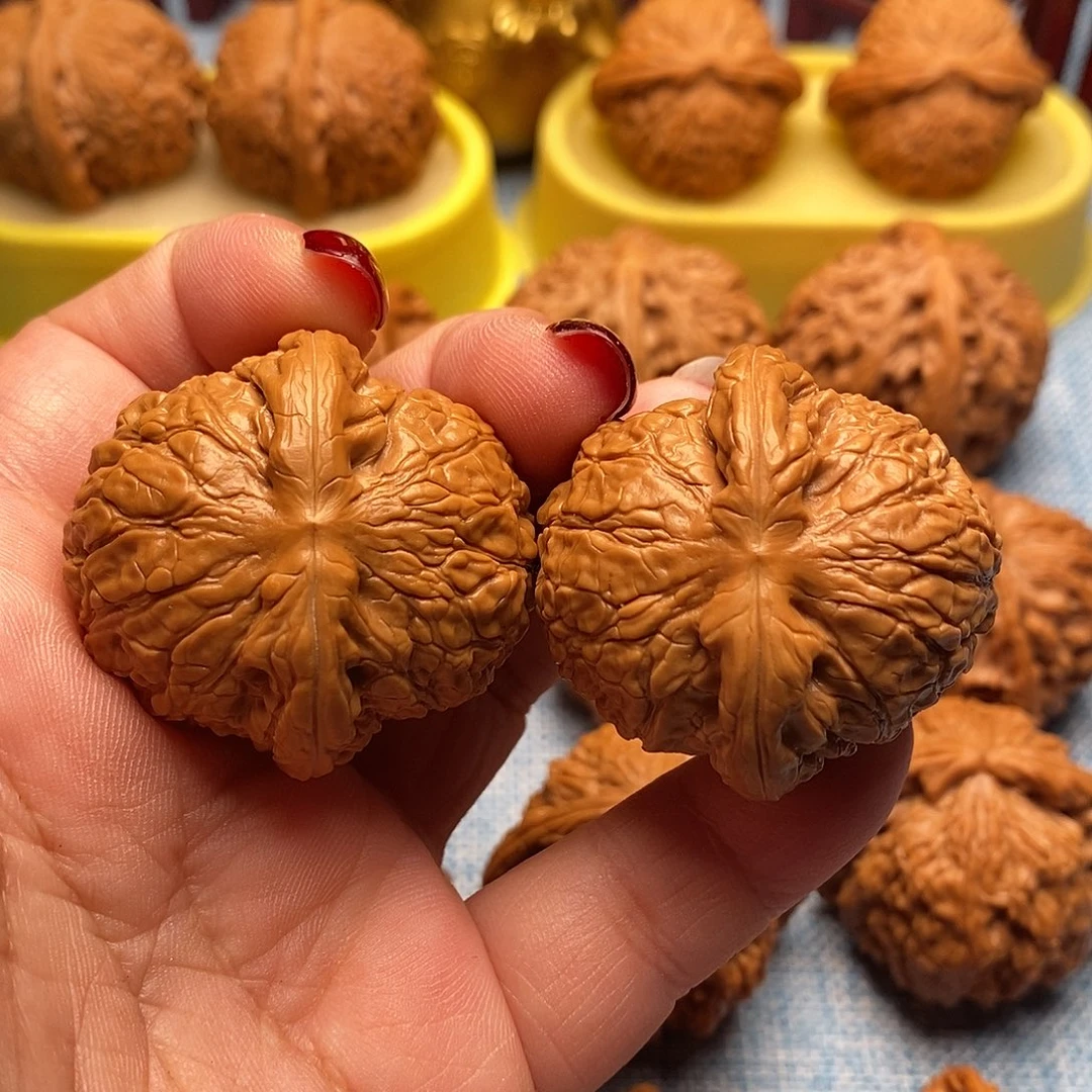 文玩核桃把件毕业粗棱乾隆磨38.5尺