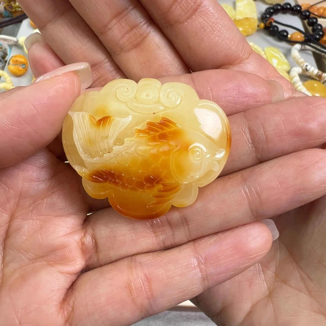 蜜蜡吊坠(不含链)未镶嵌蜜蜡