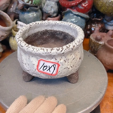 粗陶花盆手工花盆制作