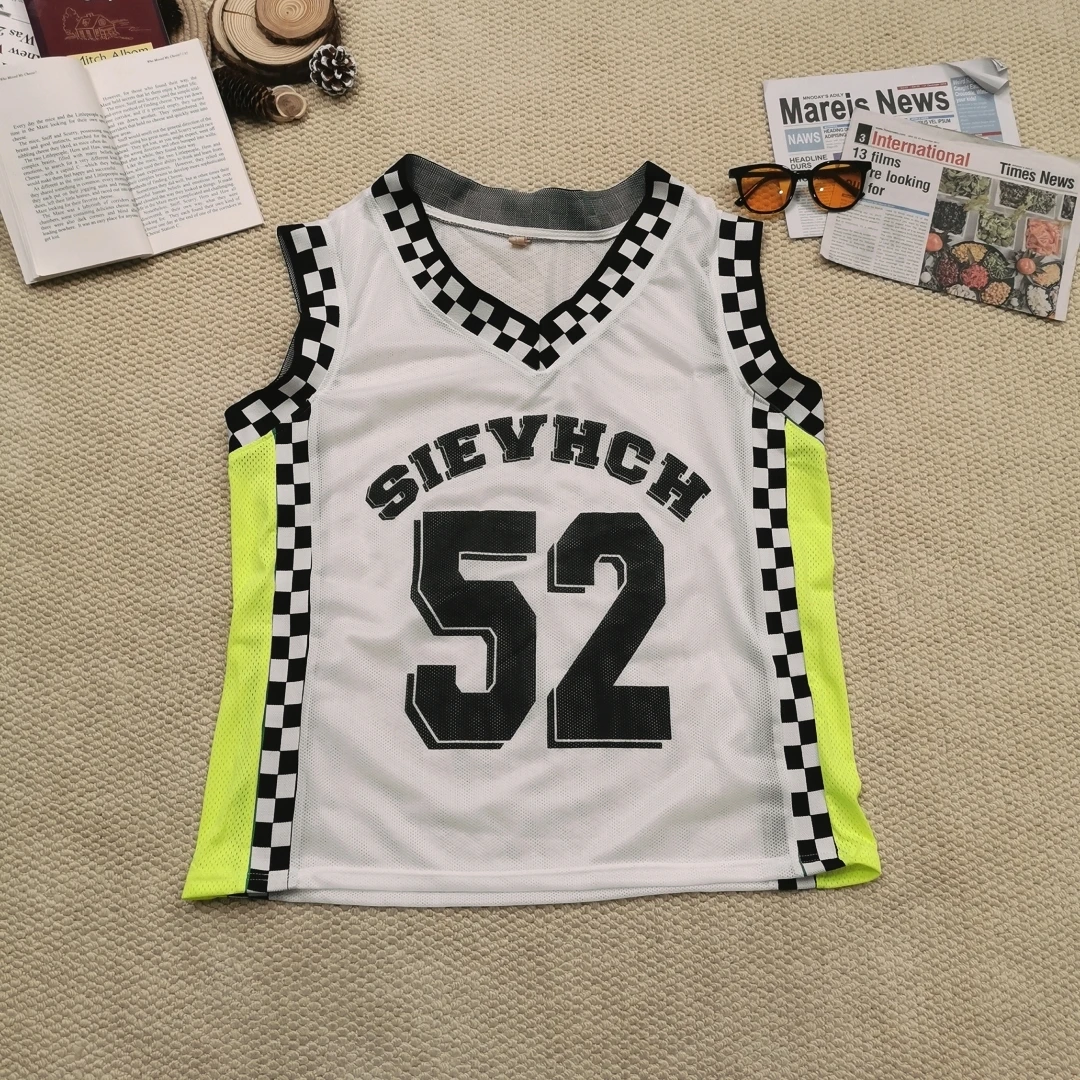 2025夏季新款休闲百搭卡通印花背心1243