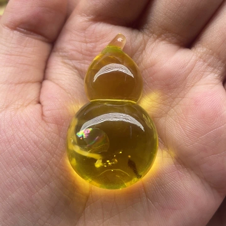 未镶嵌琥珀裸石天然琥珀蜜蜡葫芦8.9g