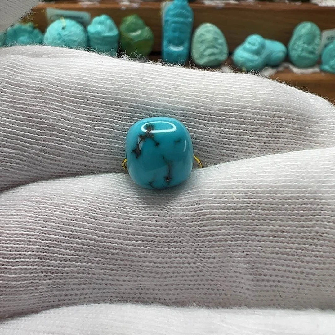 绿松石老型珠 未镶嵌