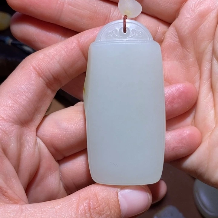 帝***胄和田玉未镶嵌吊坠(不含链)