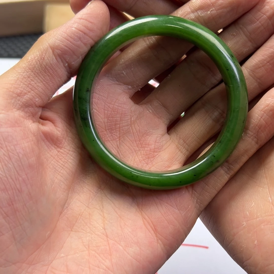 和田玉手镯未镶嵌碧玉多样性拍一发一
