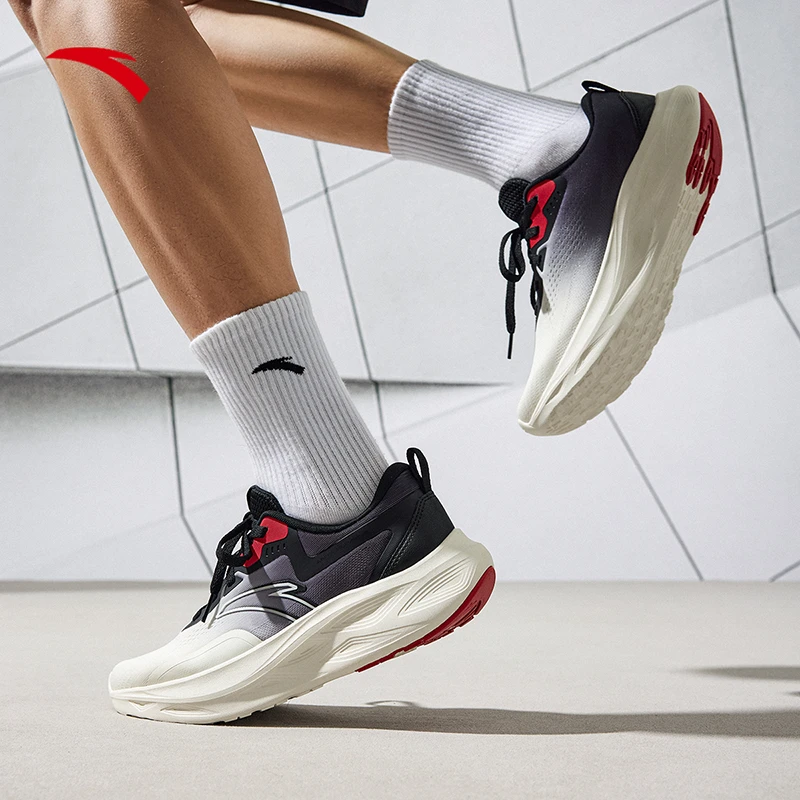 安踏逸尘丨2025春季新款男女款舒适缓震回弹跑步鞋软底减震运动鞋