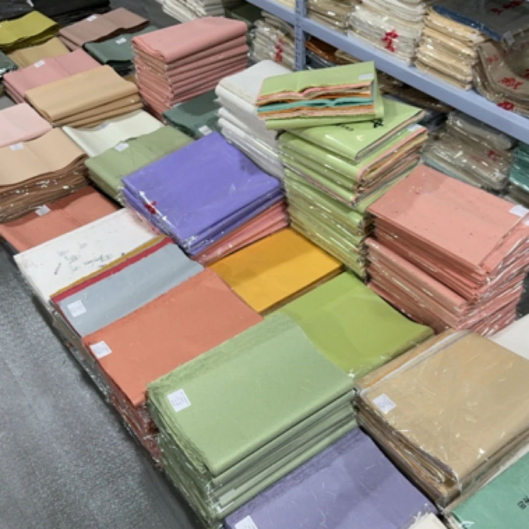 纯手工四尺四开50张宣纸古法工艺直播间讲解款