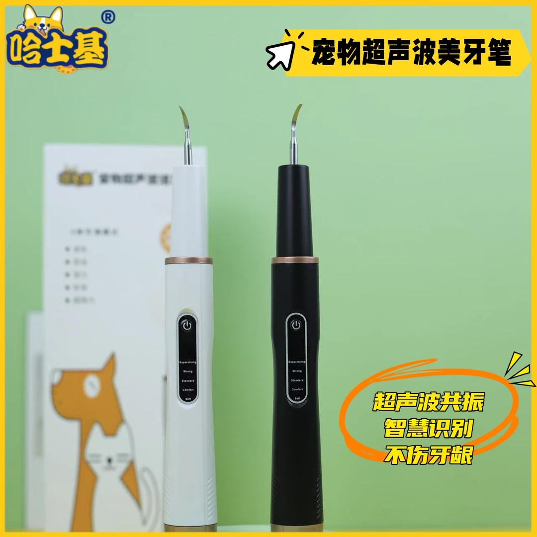 宠物超声波电动牙刷口腔日常清洁舒适洁牙器干净耐用祛猫狗牙结石