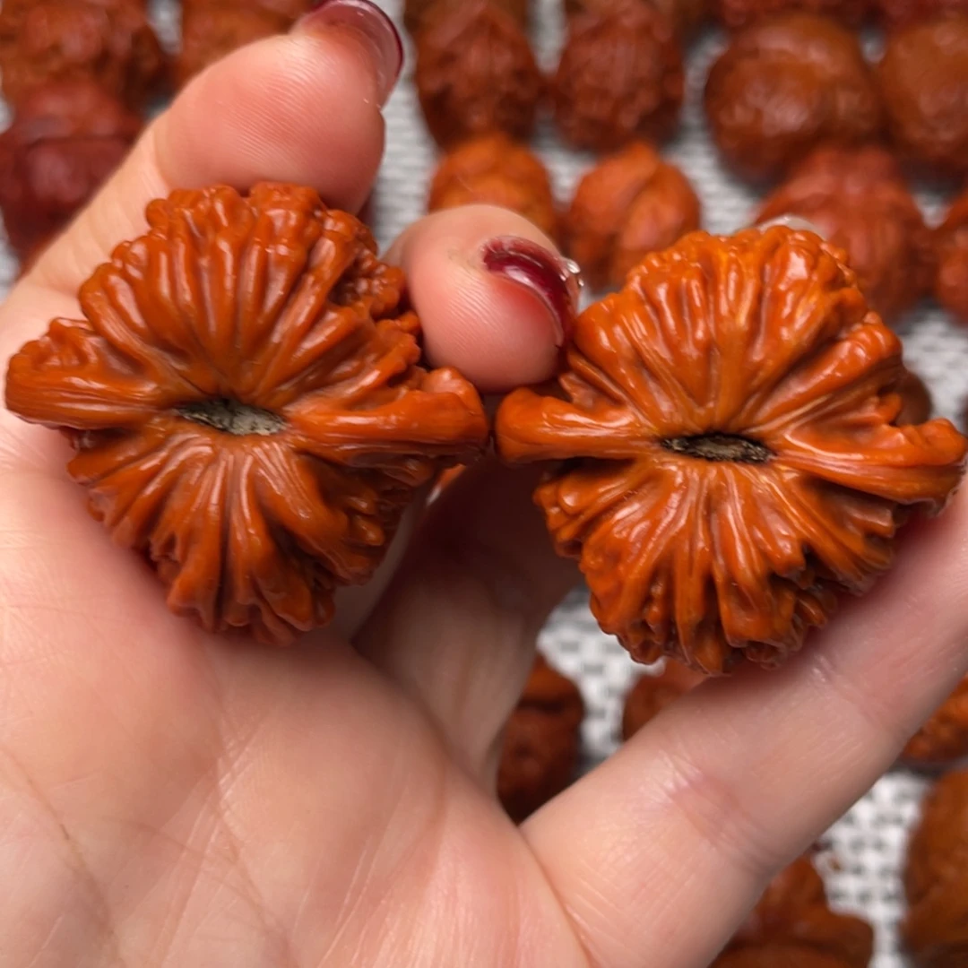 桃核吊坠文玩核桃 手把件 四座楼 38