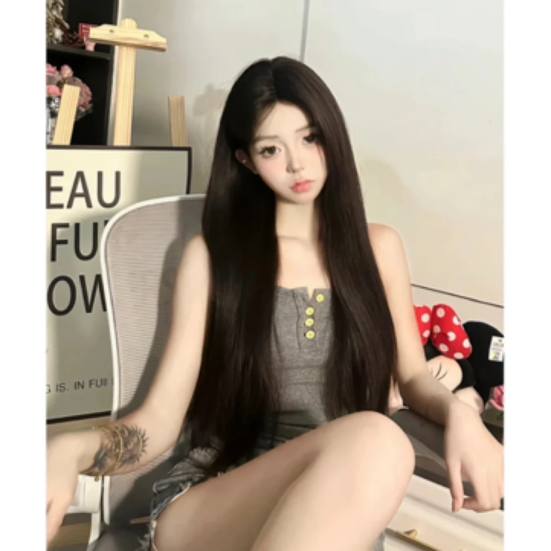 【不用戴发网的假发】2.0手工钩织头顶增发量蓬松高颅顶一片式假发
