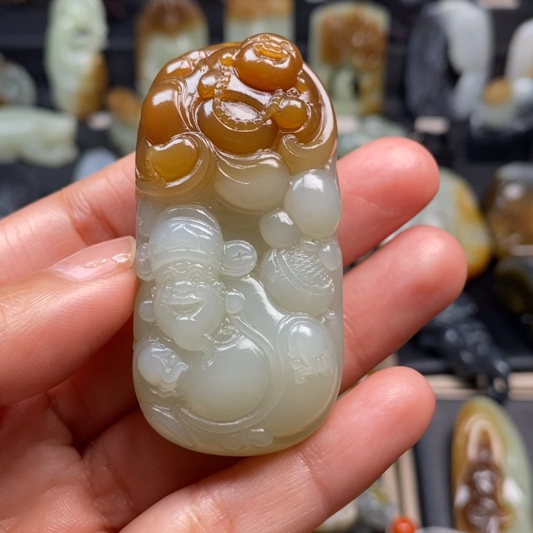 和田玉挂件未镶嵌