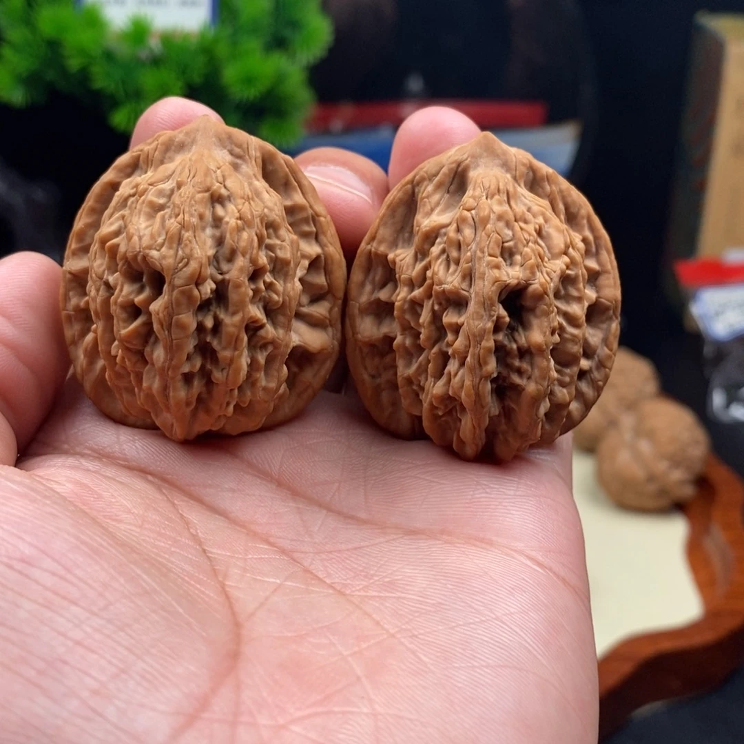 把件文玩核桃麦虎40