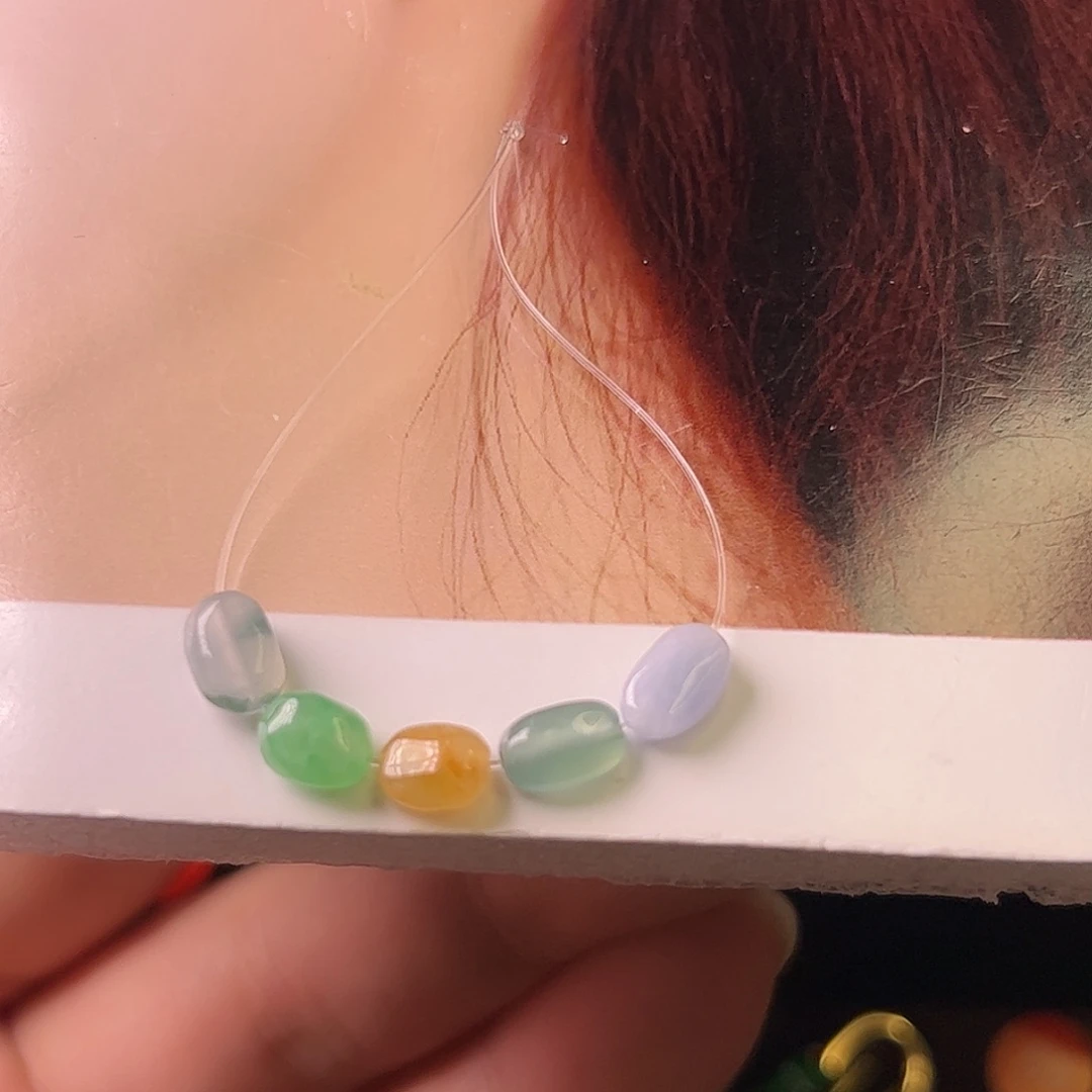 翡翠未镶嵌颈饰路路通