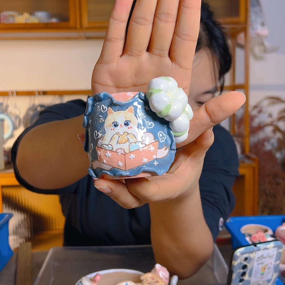 老梧家的手工多肉花盆