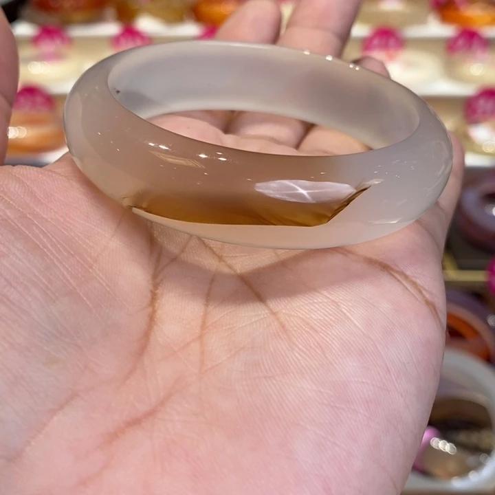 玛瑙/玉髓手镯合金家*