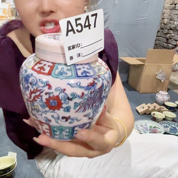 摆件景德镇高温陶瓷A547凤