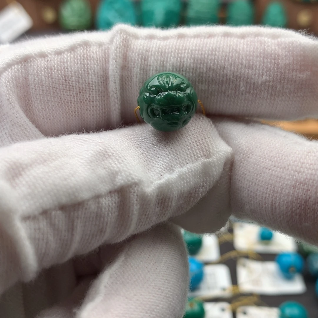 绿松石未镶嵌发饰10.5mm