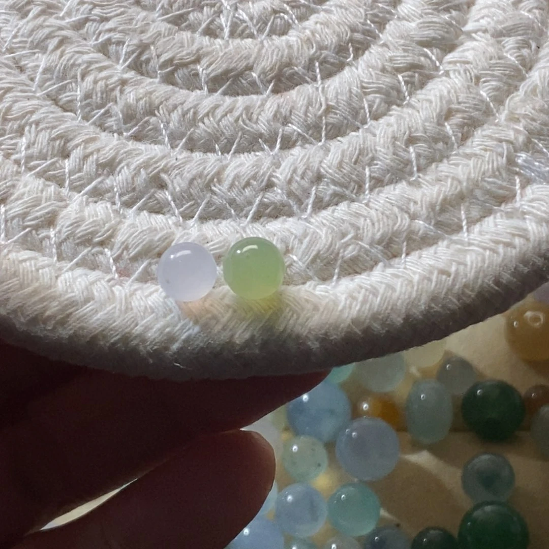 散珠翡翠6+天然翡翠A货散珠