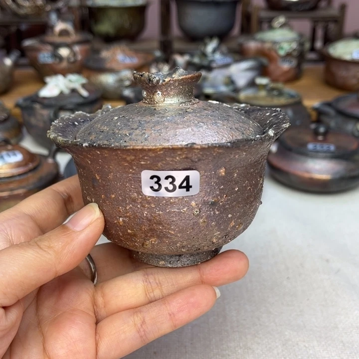 壶裸柴烧陶瓷茶具