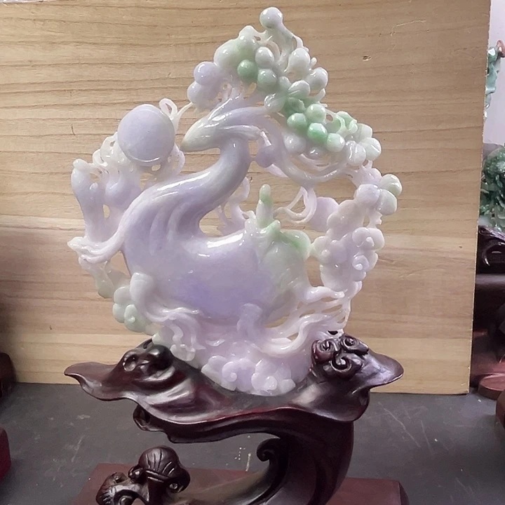 翡翠未镶嵌摆件翡翠