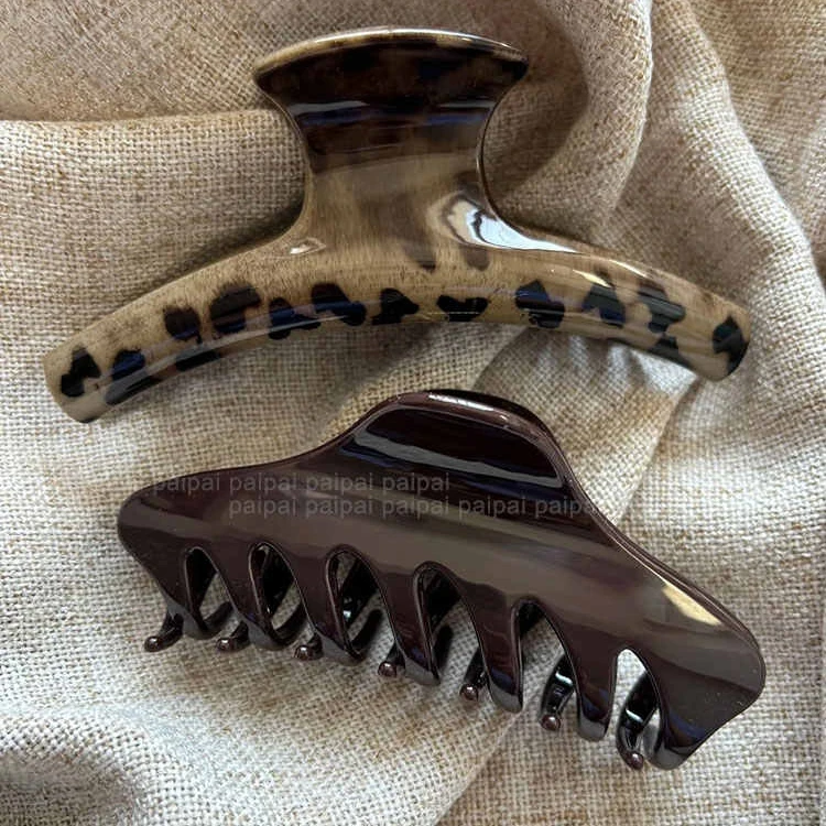 过目不忘~抓夹女高级感2025新款大号鲨鱼夹后脑勺发夹夏天发量大