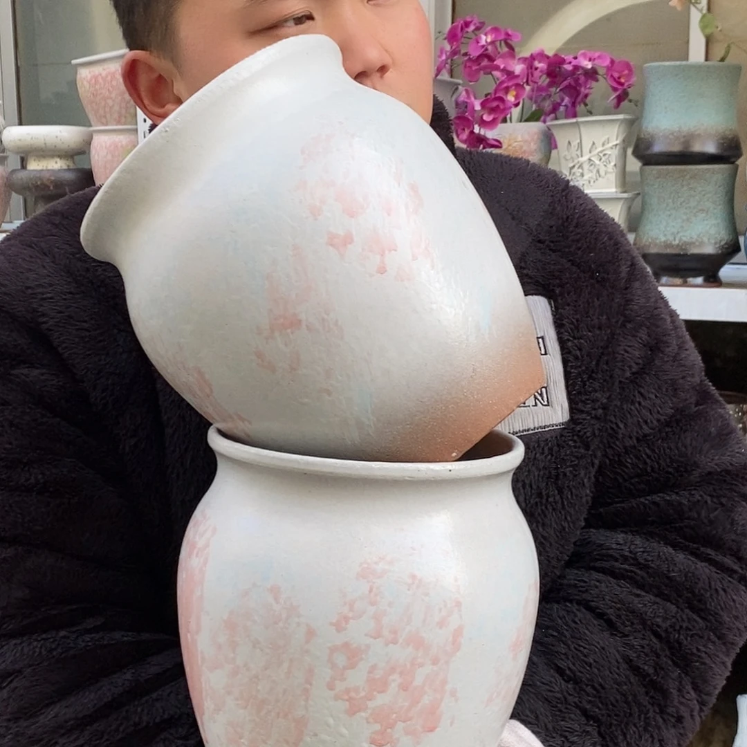 紫砂花盆口17高22福利