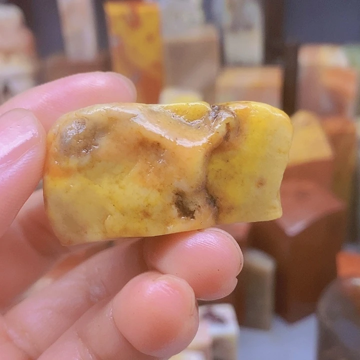 废***枝寿山石印石天然原石