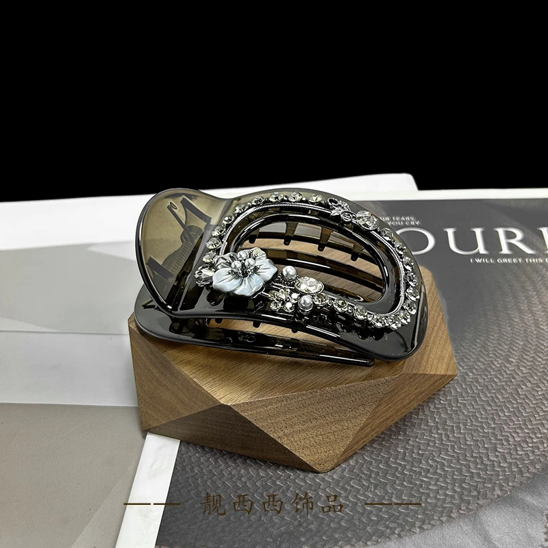 【LXX靓西西】278 盘发鸭嘴夹10厘米优雅感精致时尚盘发夹