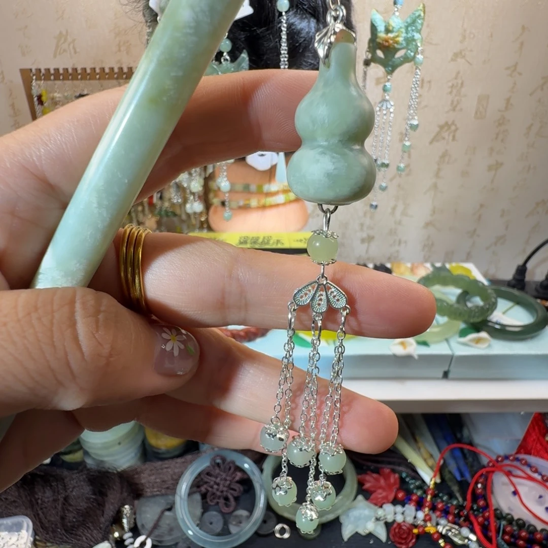 岫玉未镶嵌发簪福利款